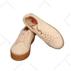 WOMEN'S UNIONBAY FASHION PLATFORM SUEDE SNEAKERS